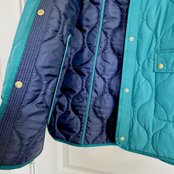 NWT Talbots Quilted Collarless Coat - Picture 5 of 7